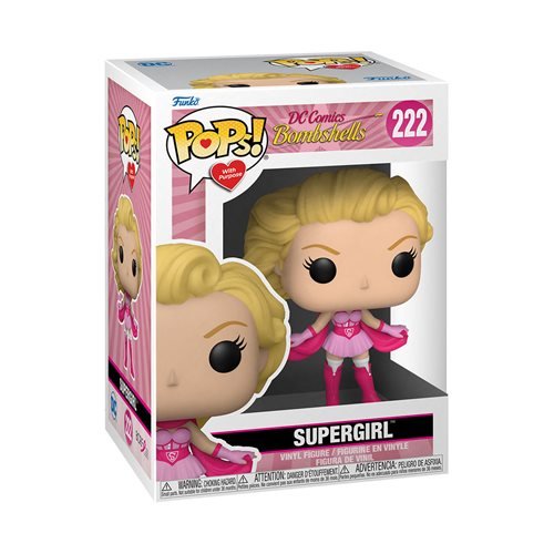 DC Pop! Vinyl Figure Breast Cancer Awareness Bombshell Supergirl [222] - Fugitive Toys