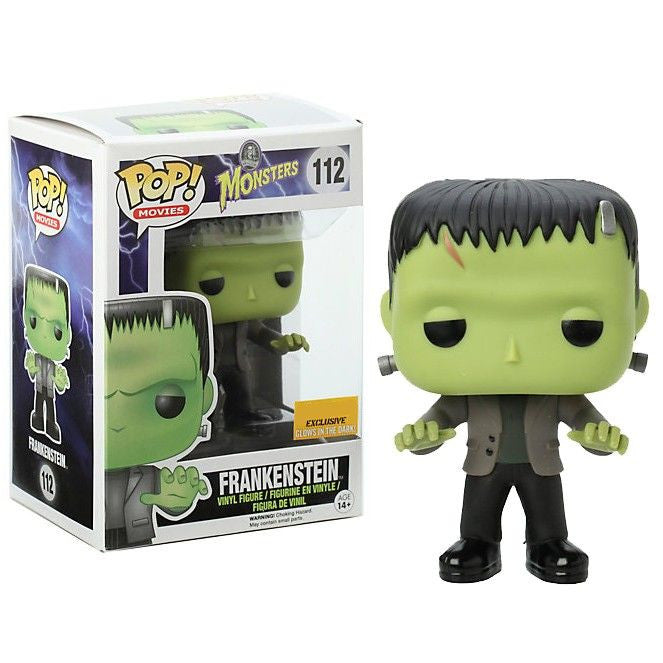 Universal Monsters Pop! Vinyl Figure Glow in the Dark Frankenstein [Ex