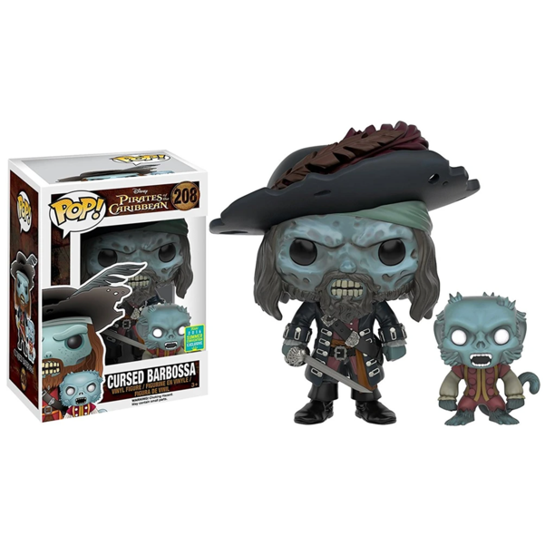 Disney Pop! Vinyl Figure Cursed Barbossa [Pirates of the Caribbean] (2016 Summer Convention Exclusive) [208] - Fugitive Toys