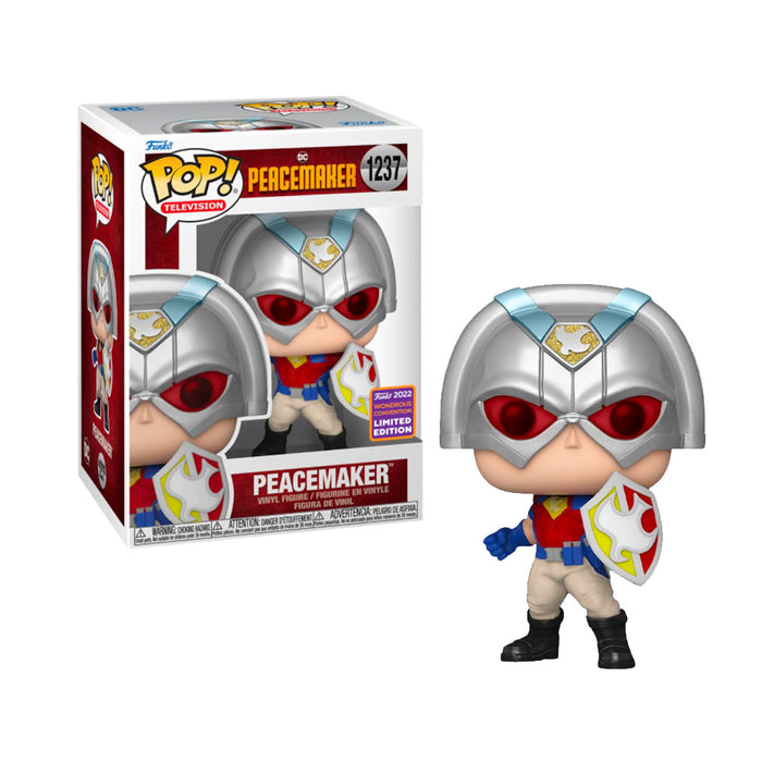 Fugitive Toys Funko DC Peacemaker The Series Pop! Vinyl Figure Peacemaker with Shield (2022 Wonderous Convention) [1237]
