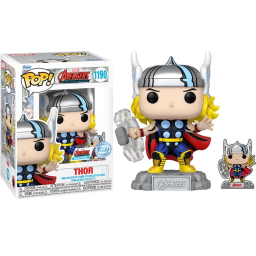 Avengers 60th Pop Vinyl Figure Thor with Pin SE 1190