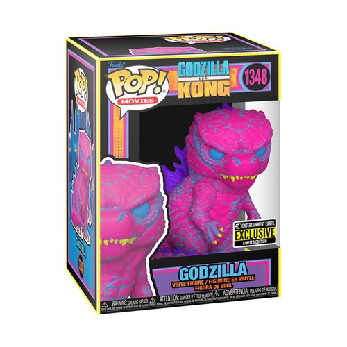 Godzilla vs. Kong Pop! Vinyl Figure Black Light Godzilla (EE Exclusive) [1348] - Fugitive Toys