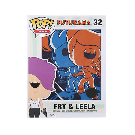 Pop! Tees Futurama Fry and Leela [32] Extra Small - Fugitive Toys