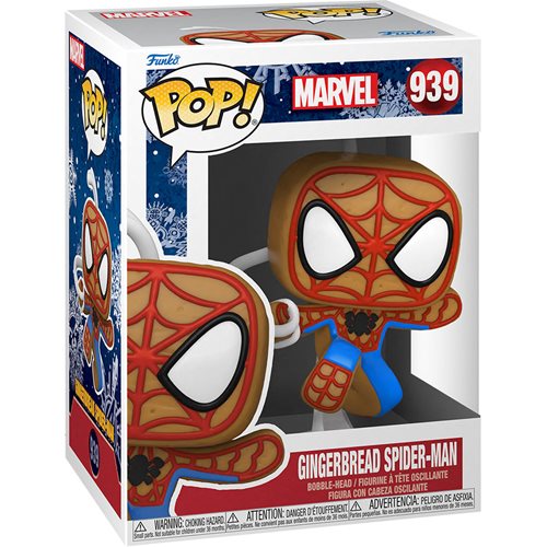 Marvel Pop! Vinyl Figure Holiday Gingerbread Spider-Man [939] - Fugitive Toys