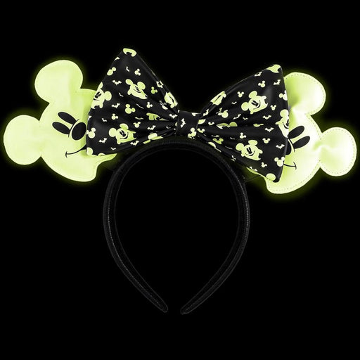 Loungefly x Disney Mickey Ghost Ears Headband (GITD) - Fugitive Toys