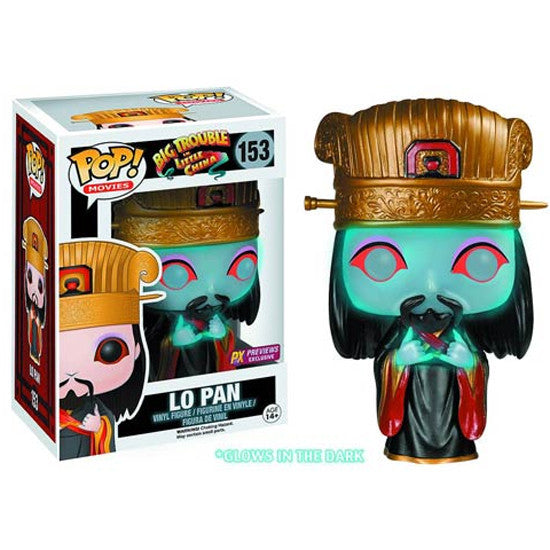 Movies Pop! Vinyl Figure Glow in the Dark Lo Pan [Big Trouble in Little China] Previews Exclusive - Fugitive Toys