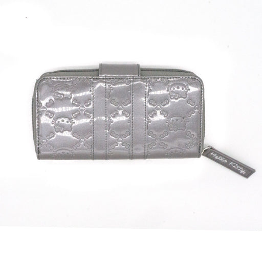 Loungefly x Hello Kitty Embossed Gray Pearl Long Wallet - Fugitive Toys