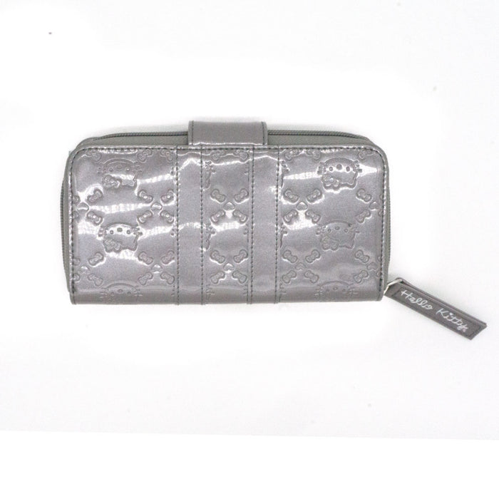 Loungefly, Bags, Hello Kitty Loungefly Sanrio Black Patent Embossed  Clutch Wallet Metallic Red
