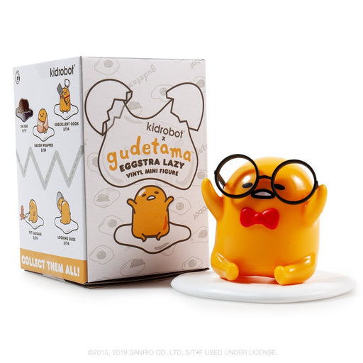 Kidrobot x Sanrio Gudetama Eggstra Lazy Vinyl Mini Series: (1 Blind Box) - Fugitive Toys