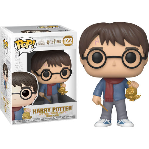 Harry Potter Pop! Vinyl Figure Holiday Harry Potter with Golden Owl [122] - Fugitive Toys