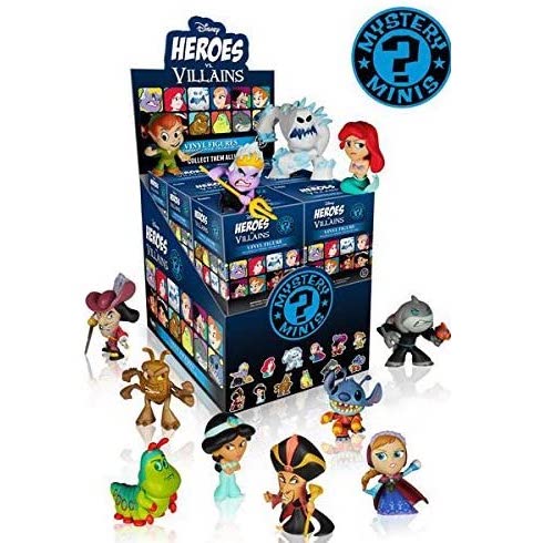 Funko Mystery Minis Disney Heroes vs Villains: (1 Blind Box) - Fugitive Toys