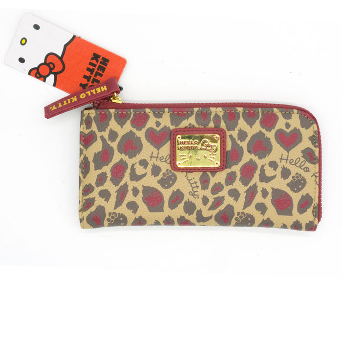 Loungefly x Hello Kitty Red Leopard Print Zip Wallet — Fugitive Toys