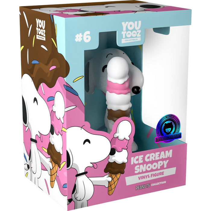 Youtooz x Peanuts Vinyl Figure Ice Cream Snoopy [2021 SDCC] - Fugitive Toys