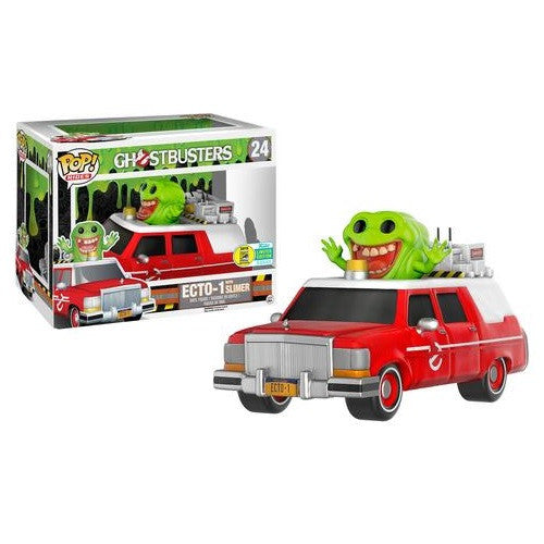 Ghostbusters Pop! Rides Figure Red ECTO-1 w/ Slimer [SDCC 2016 Exclusive] - Fugitive Toys