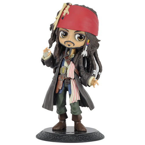 Disney Pirates of the Caribbean Q Posket Jack Sparrow (Ver. A) - Fugitive Toys
