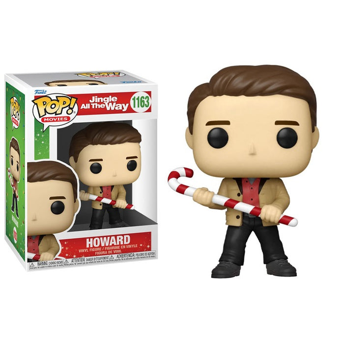 Jingle All the Way Pop! Vinyl Figure Howard with Candy Cane [1163] - Fugitive Toys
