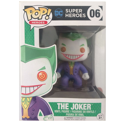 DC Super Heroes Pop! Vinyl Figure The Joker (Black and Green Box) [06] - Fugitive Toys