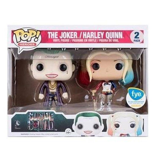 Suicide Squad Pop! Vinyl Figure The Joker and Harley Quinn [2-pack] - Fugitive Toys