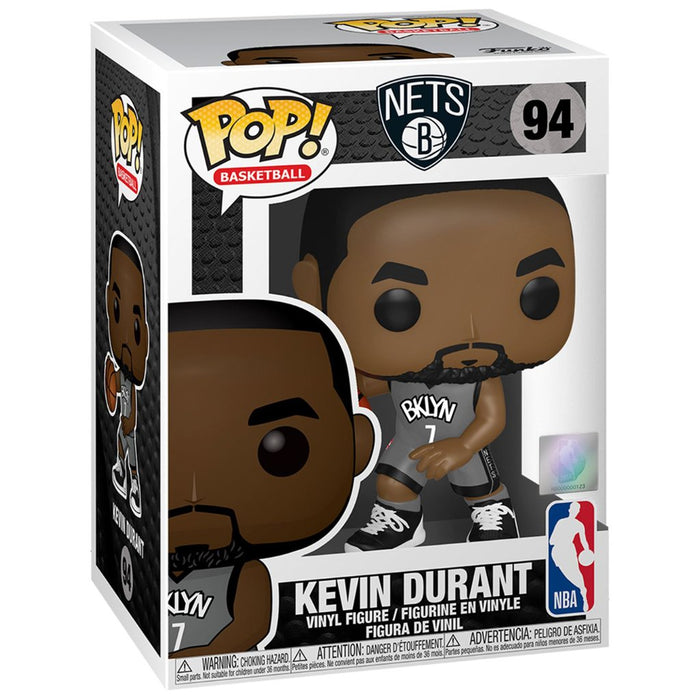 NBA Pop! Vinyl Figure Kevin Durant Alternate Jersey (Nets) [94] - Fugitive Toys