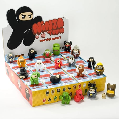 Kidrobot x Shawnimals Ninja Town Wee Vinyl Series 1: (1 Blind Box) - Fugitive Toys
