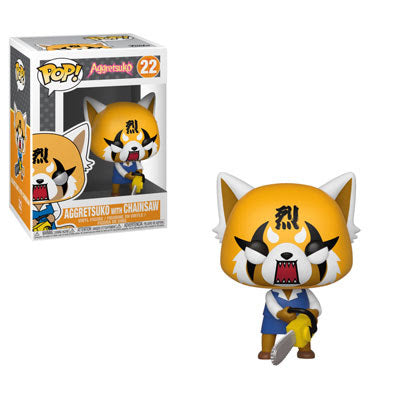 Sanrio Pop! Vinyl Figure Aggretsuko with Chainsaw [22] - Fugitive Toys