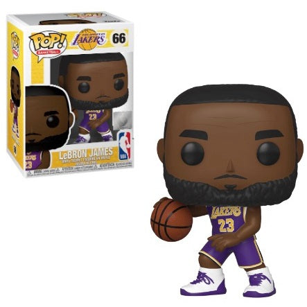 NBA Pop! Vinyl Figure LeBron James (Purple) [Los Angeles Lakers] [66] - Fugitive Toys