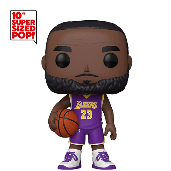 NBA Pop! Vinyl Figure LeBron James Purple Jersey (LA Lakers) [10 inch] [69] - Fugitive Toys