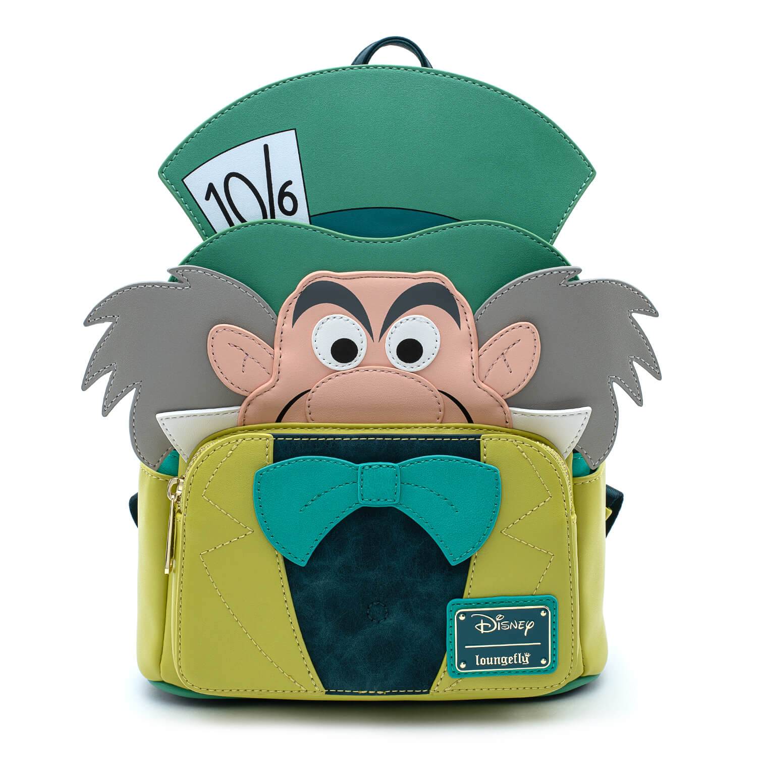 disney mini backpack alice in wonderland Loungefly Disney Alice In Wonder The Mad Hatter Mini Backpack