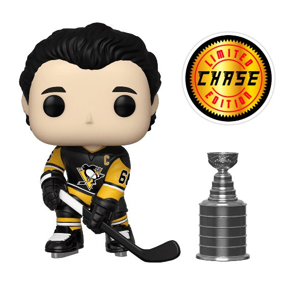 NHL Pop! Vinyl Figure Mario Lemieux with Stanley Cup (Pittsburg Penguins) (Chase) [49] - Fugitive Toys