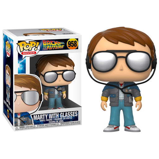 Back to the Future Pop! Vinyl Figure Marty McFly with Glasses [958] - Fugitive Toys