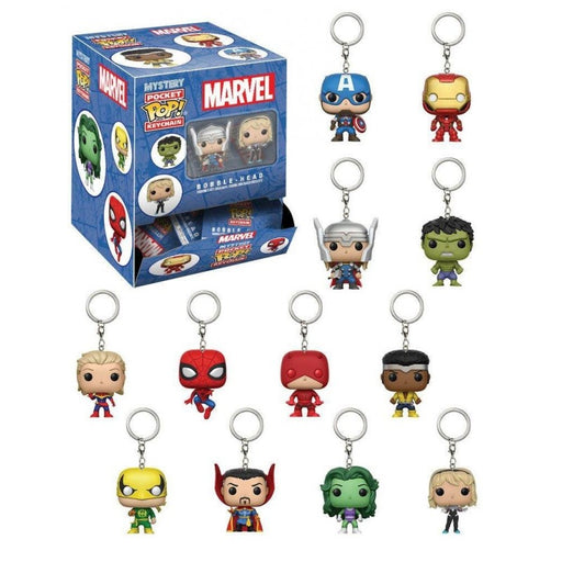 Marvel Mystery Pocket Pop! Keychain: (1 Blind Pack) - Fugitive Toys