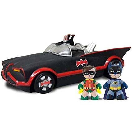 Mezco x DC Universe Batman Classic TV Series Batmobile and Batman Vinyl Figure - Fugitive Toys