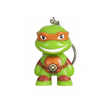 Kidrobot x Teenage Mutant Ninja Turtles Keychain Series - Michelangelo - Fugitive Toys