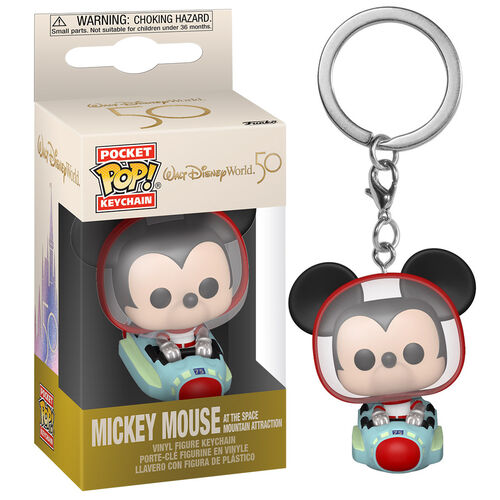 Walt Disney World 50th Pocket Pop! Keychain Mickey Space Mountain - Fugitive Toys