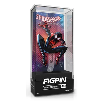 Spider-Man: Into The Spider-Verse FiGPiN Enamel Pin Miles Morales (NYCC 2019 Exclusive) [300] - Fugitive Toys