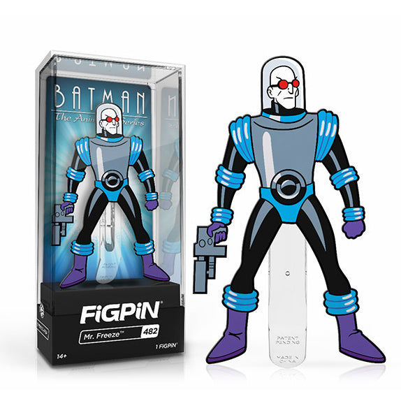 DC Batman The Animated Series: FiGPiN Enamel Pin Mr. Freeze (Limited Edition) [482] - Fugitive Toys
