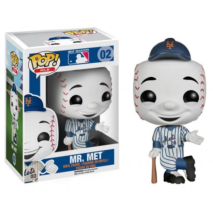 MLB Mascots Pop! Vinyl Figure Mr. Met [New York Mets] - Fugitive Toys