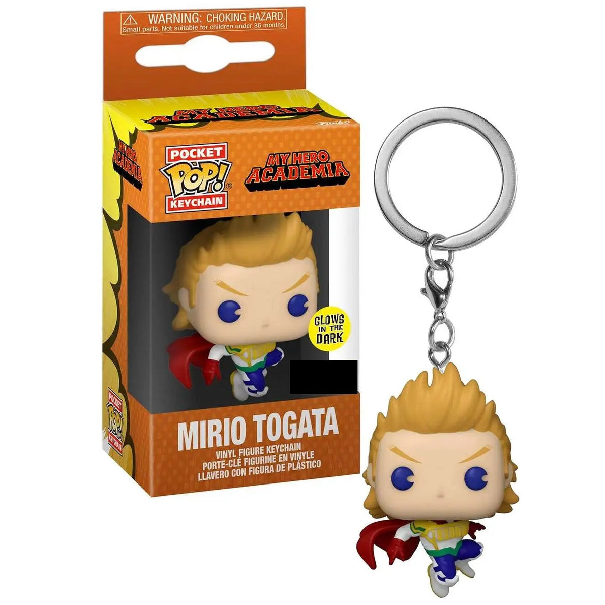 My Hero Academia Pocket Pop Keychain Mirio Togata GITD