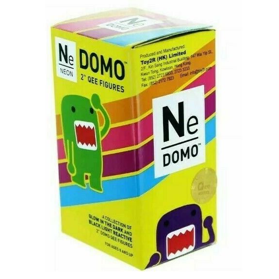Neon Domo Qee Figures: (1 Blind Box) - Fugitive Toys