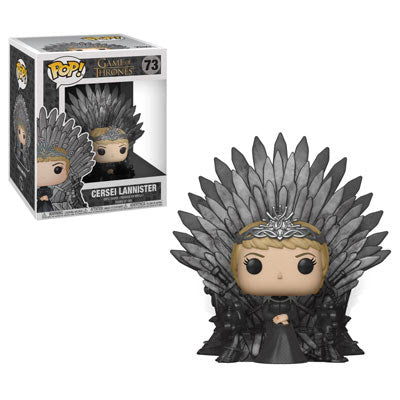 Game of Thrones Pop! Deluxe Vinyl Figure Cersei Lannister Sitting on Iron Throne [73] - Fugitive Toys