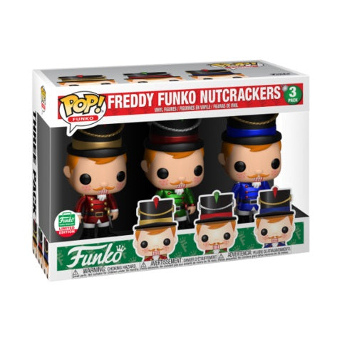 Freddy Funko Pop! Vinyl Figure Nutcrackers [3-Pack] - Fugitive Toys