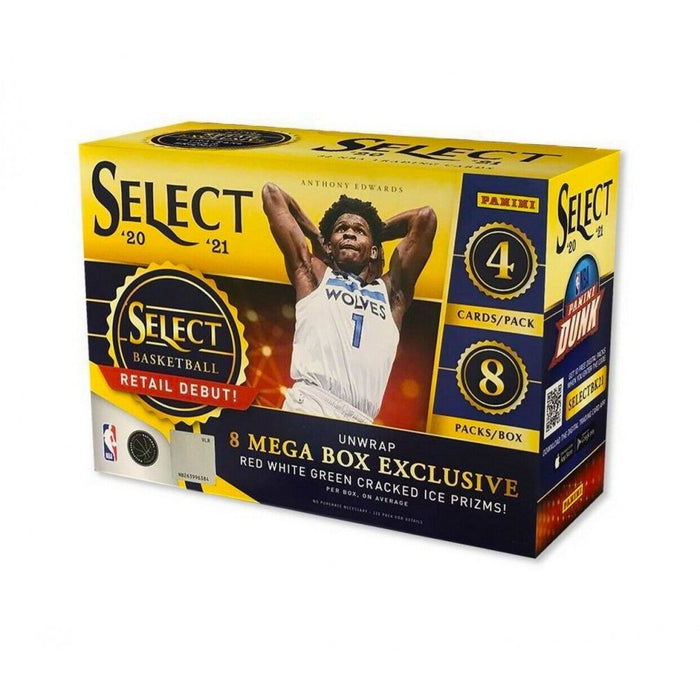 2020-21 Panini Select Basketball Mega Box (Red, White, Green Cracked Ice Prizms) - Fugitive Toys