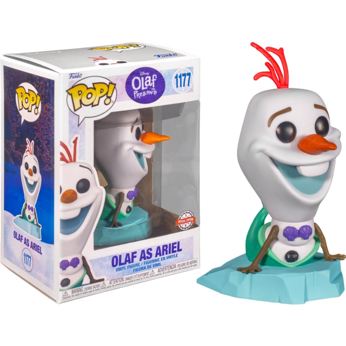 Disney Olaf Presents Pop! Vinyl Figure Olaf as Ariel [1177] - Fugitive Toys