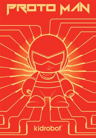 Kidrobot x Megaman Proto Man Vinyl Figure - Fugitive Toys