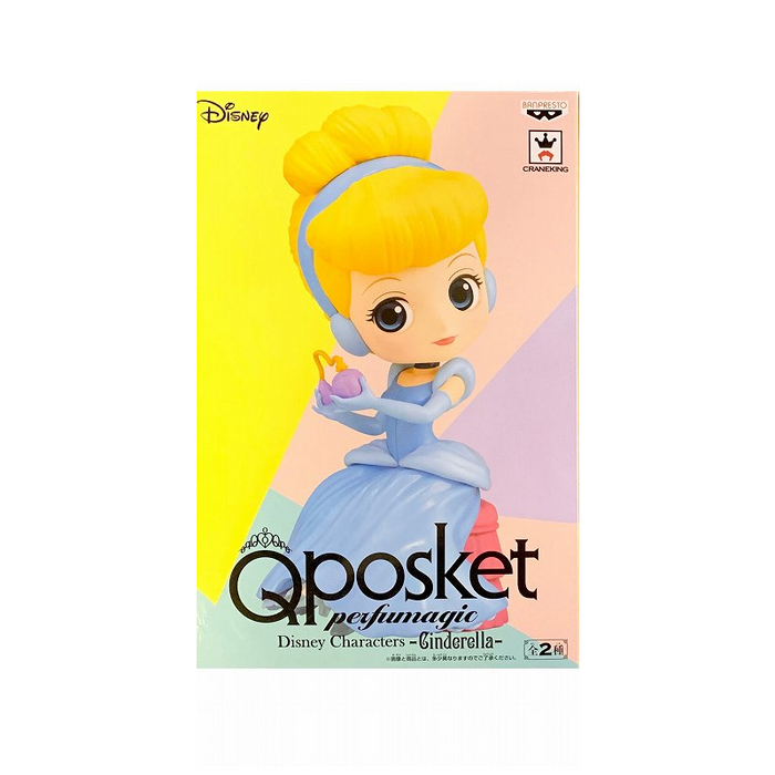 Disney Q Posket Perfumagic Cinderella (Blue Dress) - Fugitive Toys