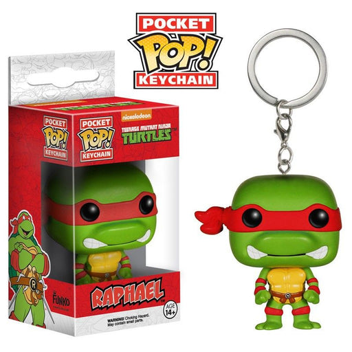 Teenage Mutant Ninja Turtles Pocket Pop! Keychain Raphael - Fugitive Toys