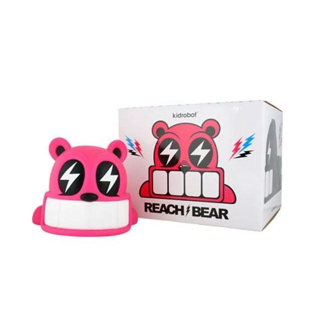 Kidrobot x Reach Bear Pink 6" Vinyl Figure - Fugitive Toys
