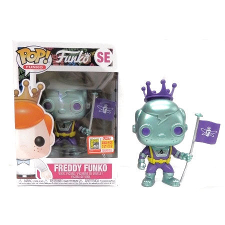 Freddy Funko Pop! Vinyl Figure Space Robot Teal & Purple (LE2000) [SE] - Fugitive Toys
