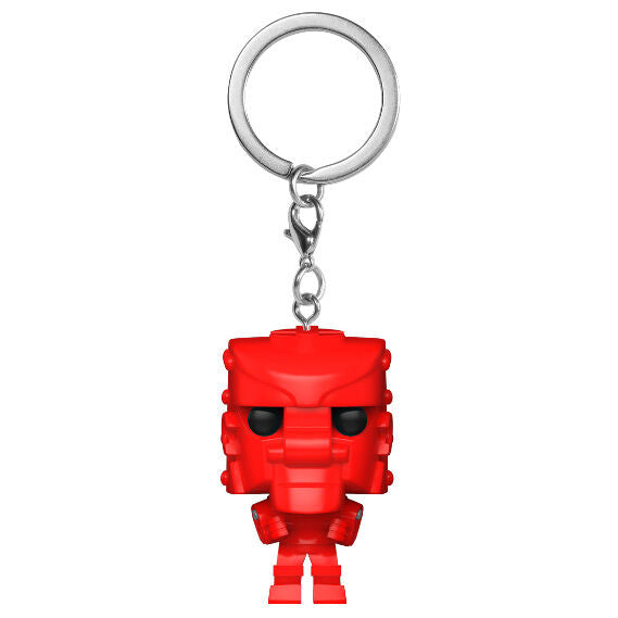 Mattel Pocket Pop! Keychain Rock Em Sock Em Robot Red Rocker - Fugitive Toys