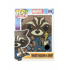 Pop! Tees Marvel Rocket Raccoon & Groot [09] - XL - Fugitive Toys